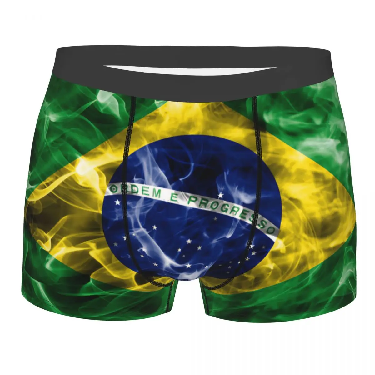 

Custom Brazil Flag Brazilian Flag Underwear Men Breathbale Boxer Briefs
