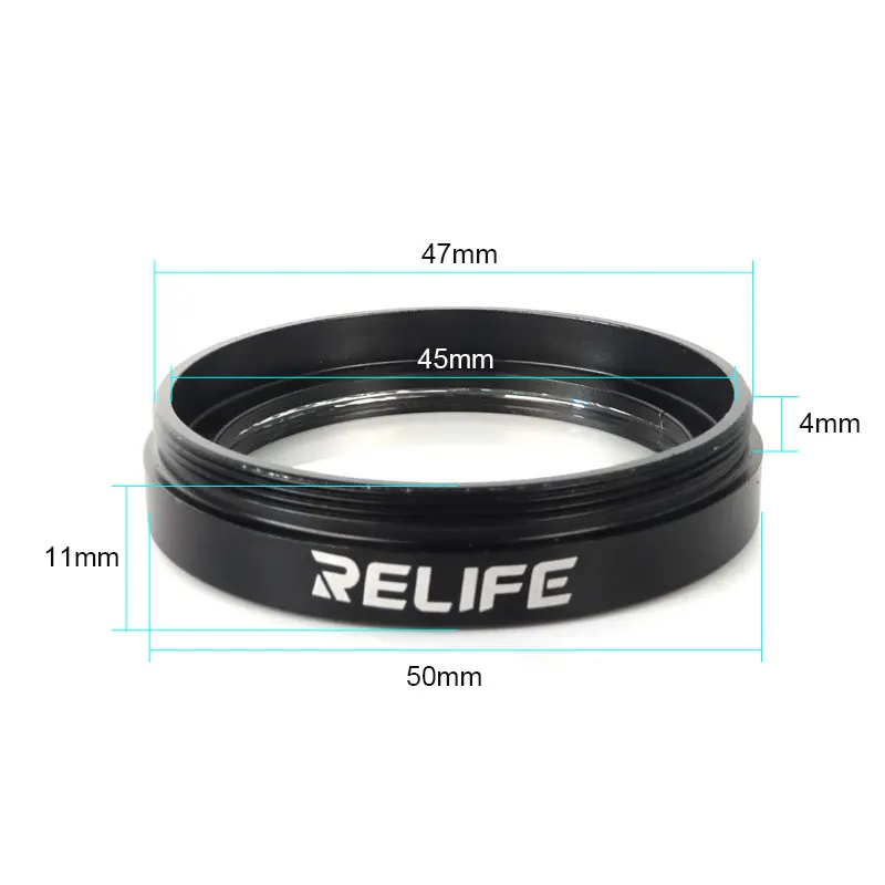 RELIFE M-25 lente antipolvere per microscopio per la riparazione di lenti antifumo e protettive lente in vetro Iens antipolvere a prova di olio