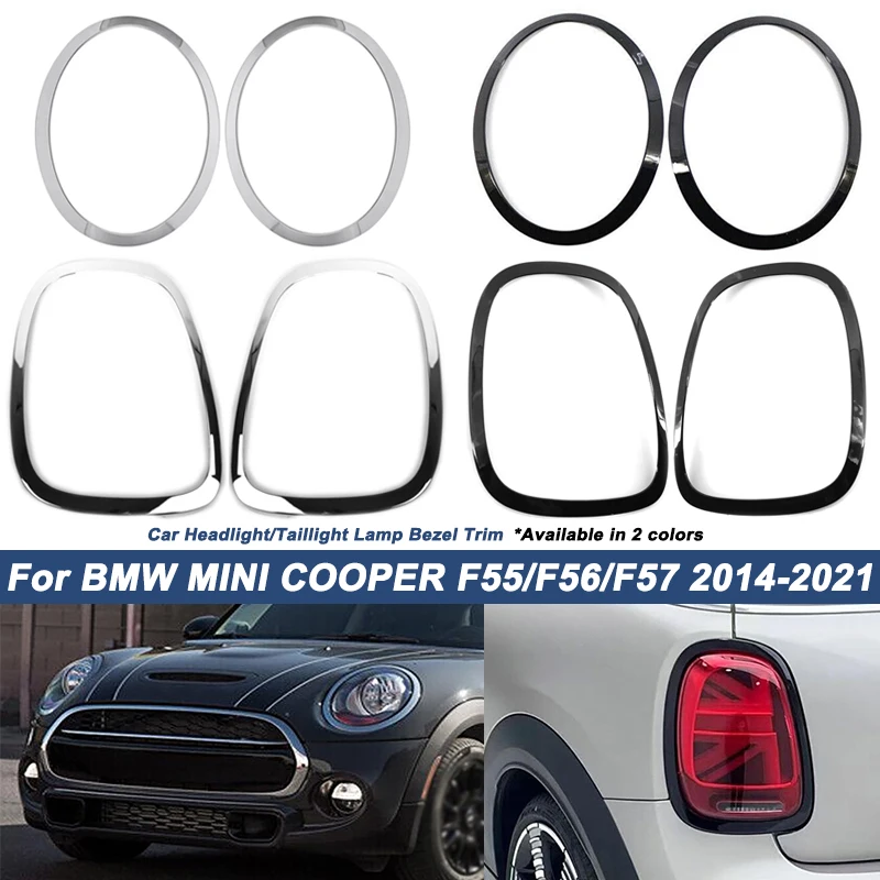 

Кольцо для фар автомобиля, накладка на задние фонари для BMW Mini Cooper F55/F56/F57 2014-2021, рамка передней/задней лампы, накладки на кольцо