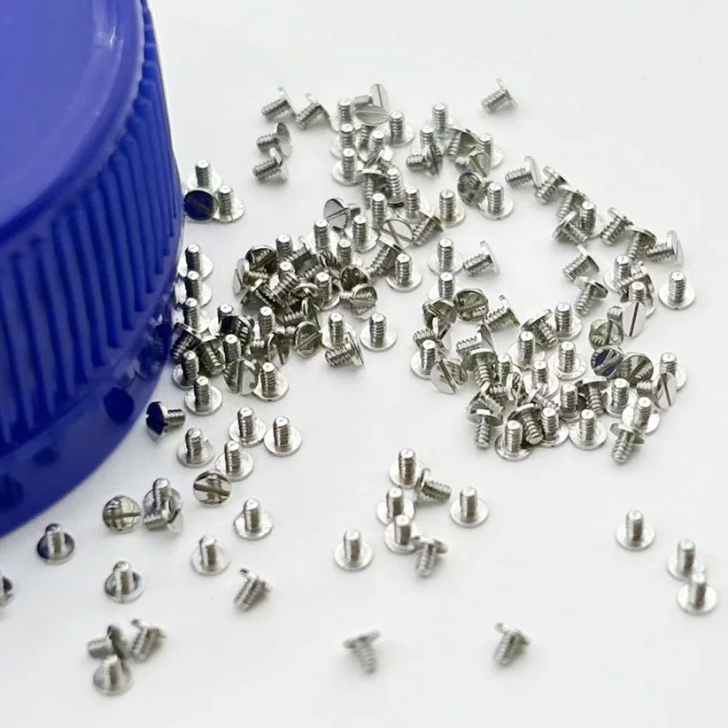 10/ 30/ 50/ 70/ 100pcs  Watch movement accessories 8200 movement upper clamp plate screw pendulum splint screw