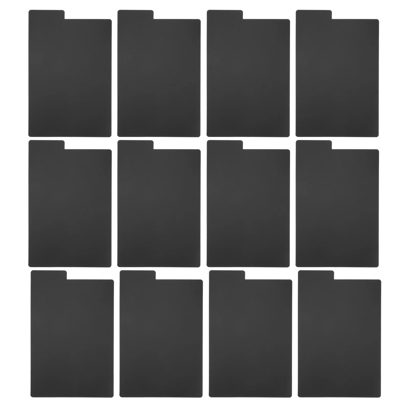 

20Pcs Vinyl Record Dividers Black Plastic Album Separation Cards for Record Collection Shelf Organizer Heavy Duty Storage