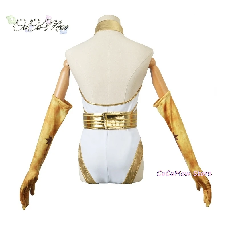 ภาพยนตร์เด็กชายStarlight Superheroแอนนี่กรกฎาคมคอสเพลย์เครื่องแต่งกายผู้หญิงJumpsuitเข็มขัดถุงมือถุงเท้าชุดบอดี้สูทปาร์ตี้ฮาโลวีน