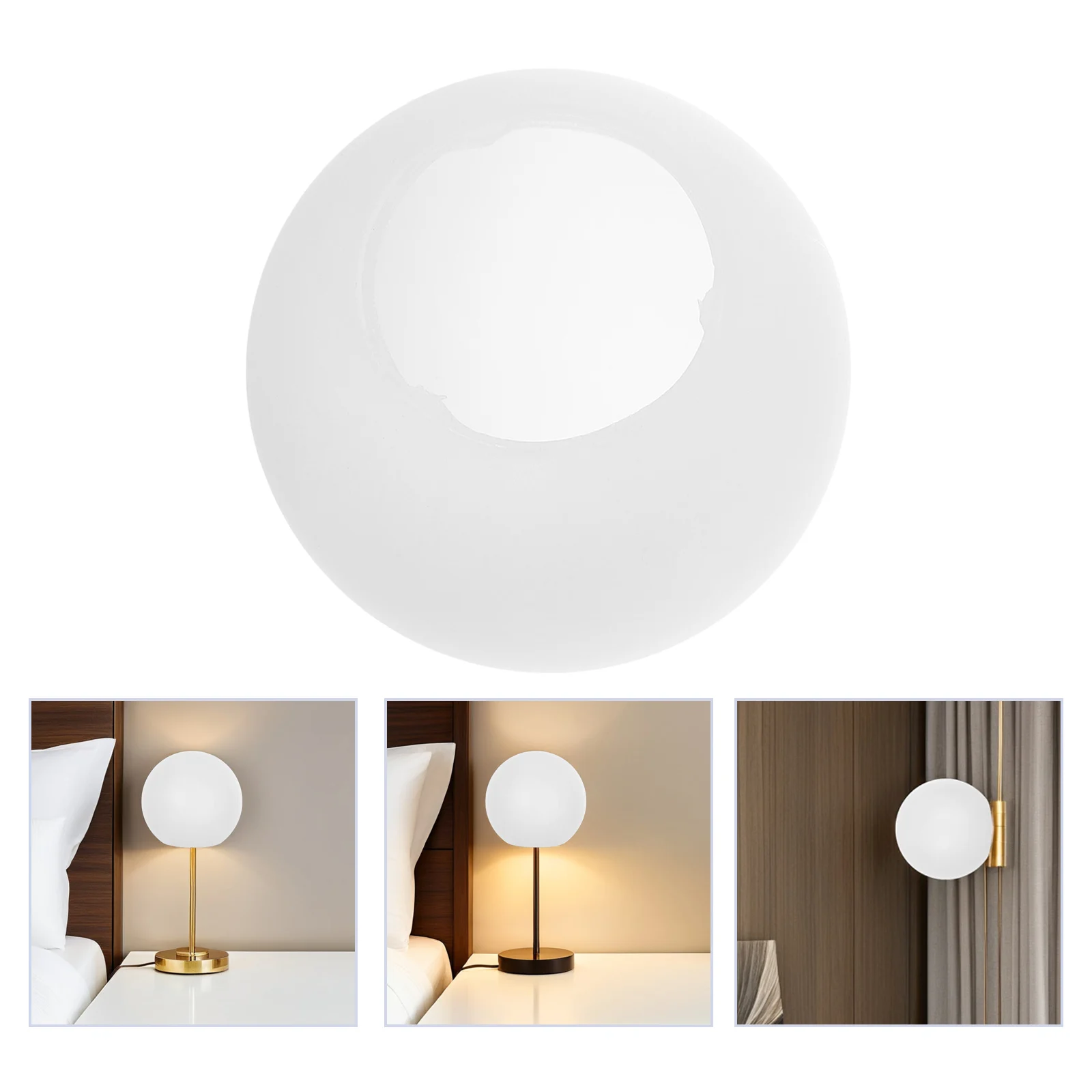 

Globe Pendant Light Cover Plastic Lampshade For Ceiling Lights Floor Lamps Opal Sphere Shade For Chandelier Pendant Lighting