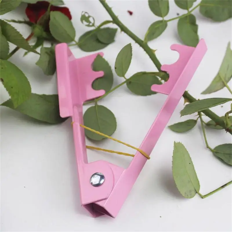 Durable Florist Flower Rose Cut Tool Thorn Stem Leaf Stripper Rose Plier Removing Burrs Garden Tool