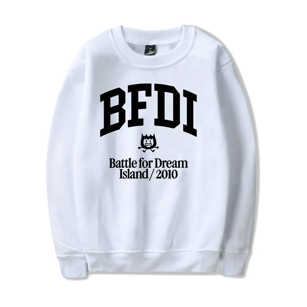 Jacknjellify BFDI Battle For Dream Island Vintage 90s Merch Sweatshirt Pullover Unisex Harajuku Streetwear Sweatshirt Popular