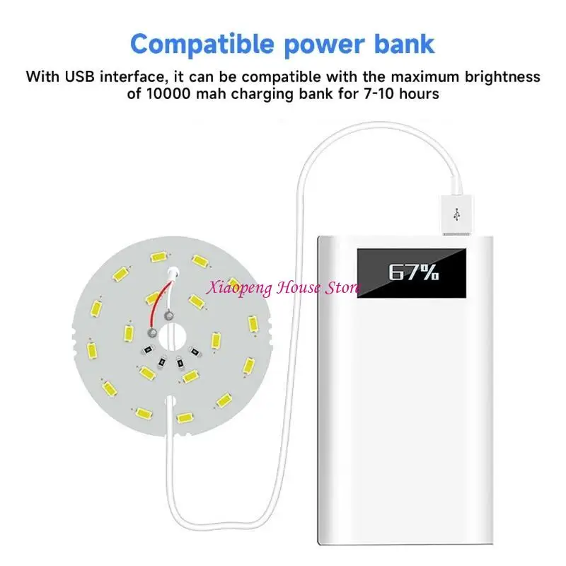 Panneau lumière LED rond réglable Light 5V USB DIY MAIN ARTICLE 77JC