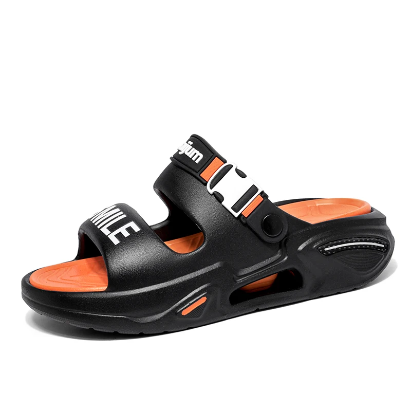 

Lovely Solid Color Home Slippers Women men's Men Non-slip EVA Bathroom Slides Females Concise Light Sandals Couples Shoes