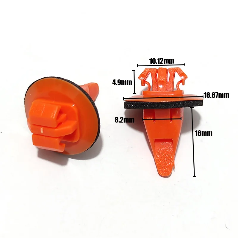 50Pcs Side Moulding Wheel Arch Flare Plastic Trim Clips For Toyota Prado Land Cruiser Hilux FJ Cruiser 4Runner Highlander RAV4
