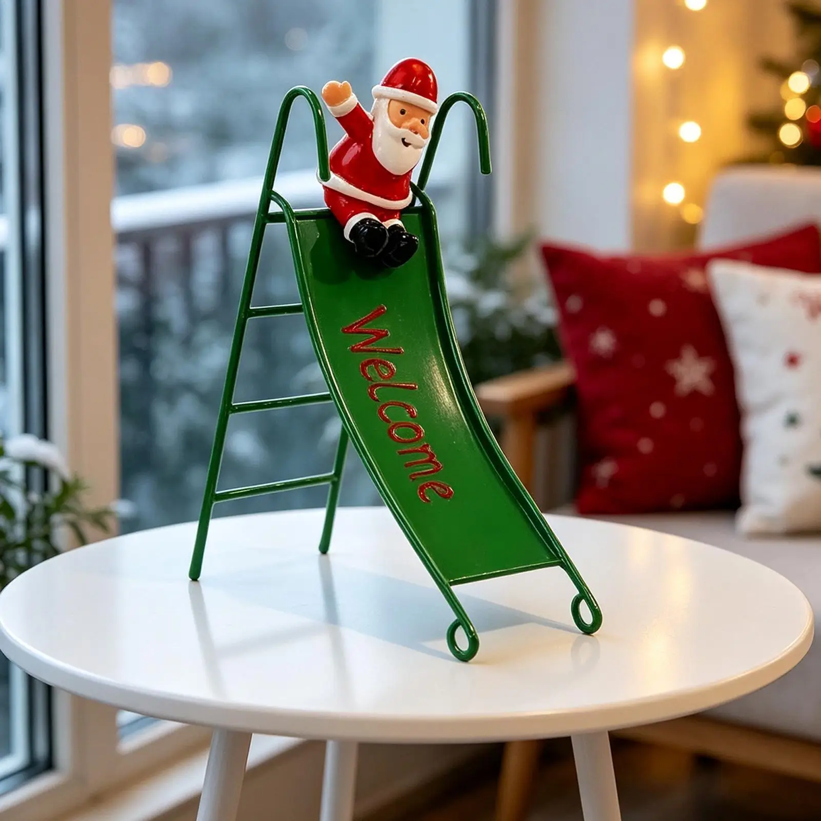 Red Mailbox Hanging Ornament Christmas Tree Pendant Letters To Santa Claus Home Christmas Ornaments Decoration Cute Home Furnish