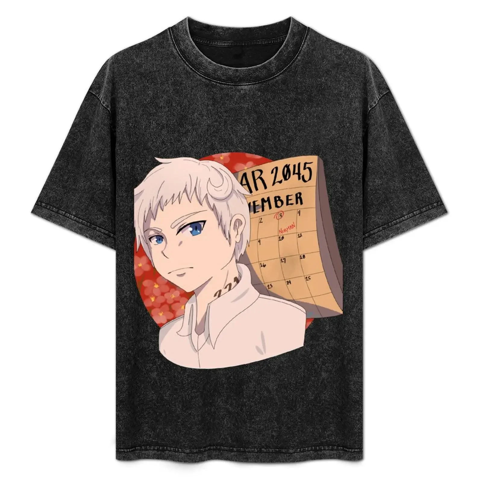 

Norman, The Promised Neverland T-Shirt kawaii clothes custom t-shirts summer top heavyweight t shirts for men