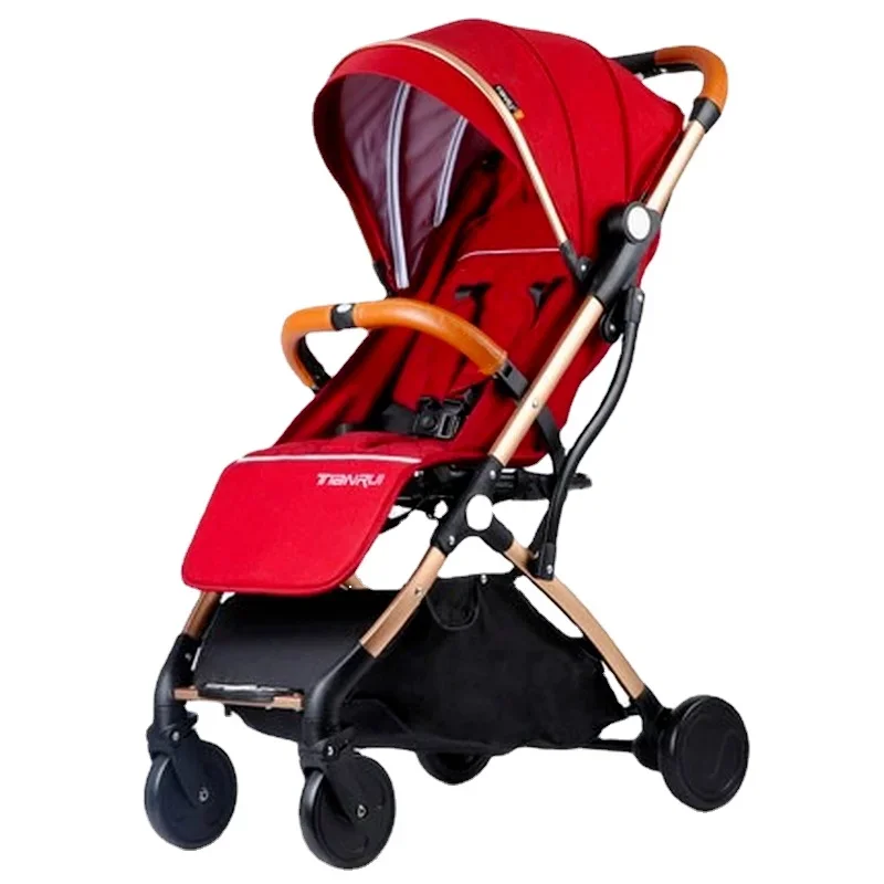 Lichte Kinderwagen Draagbaar Kan Liggen Reiswagen Baby Auto Kinderwagen Vier Wielen Kinderwagen Kinderwagen Kinderwagen Kinderwagen