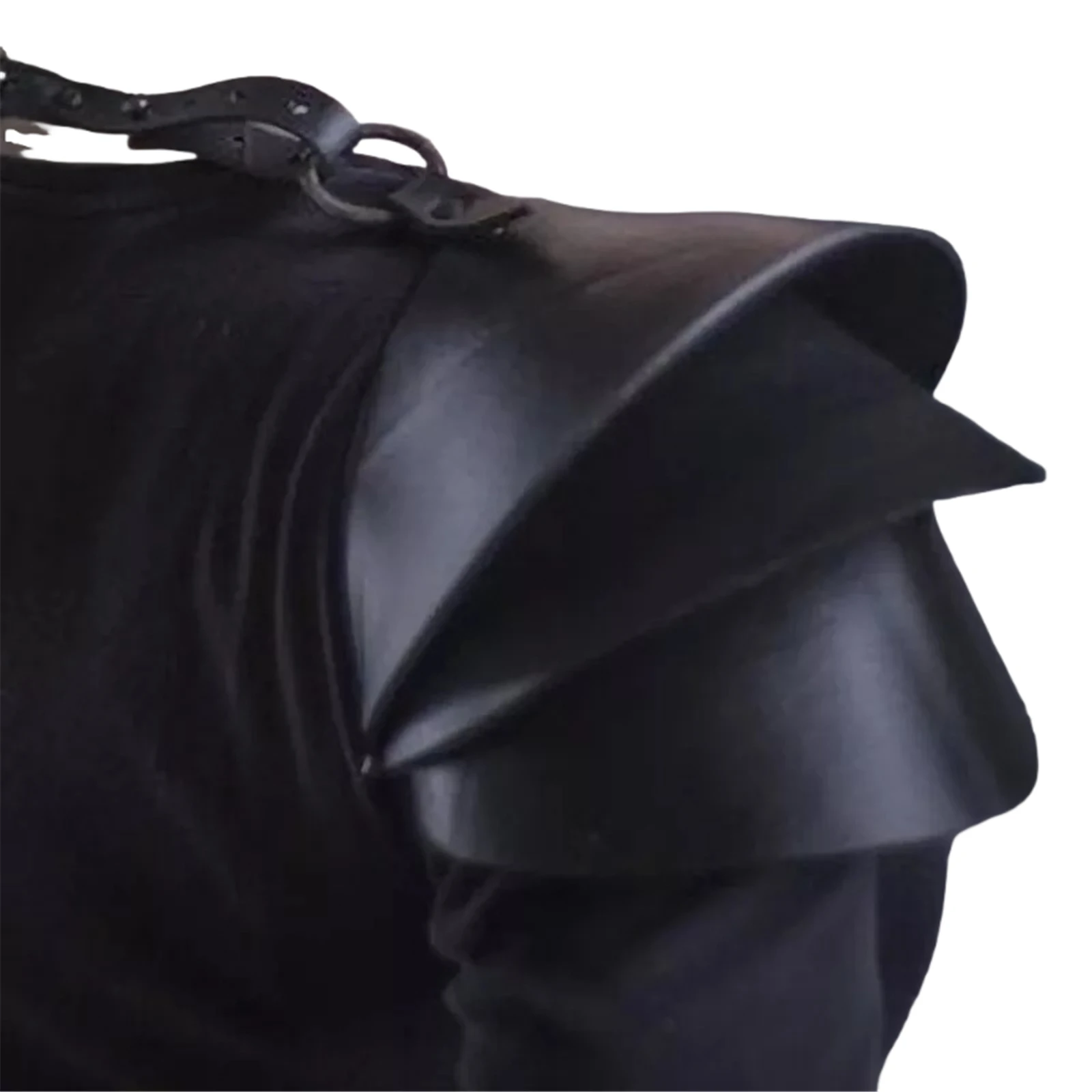 Medieval Shoulder Armor Renaissance Viking Pirate PU Leather Shoulder Protector Steampunk Halloween Knight LARP Cosplay
