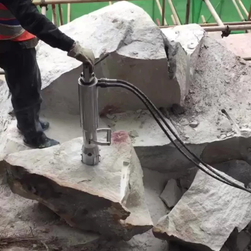 

Vibration Free Plug and Play Handheld Hydraulic Rock Splitter for Hard Concrete with Power Pack
