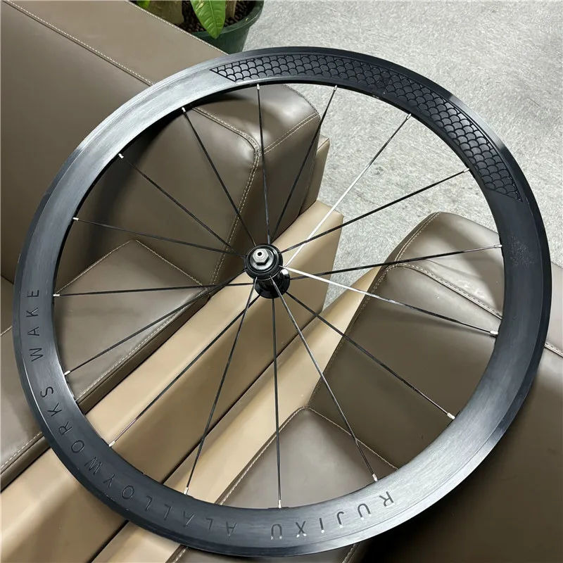 RUJIXU Latest high quality 700C30/40/50mm Hot sale V brake bike road wheel BMX road disc bicycle wheelset aluminum  rim