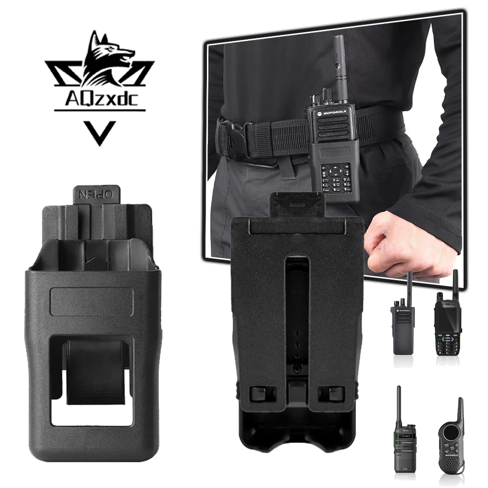 

Tactical Walkie-Talkie Case Airsoft Molle Webbing Walkie-Talkie Quick-Draw Case Universal Belt Clip Hunting Shooting Accessories