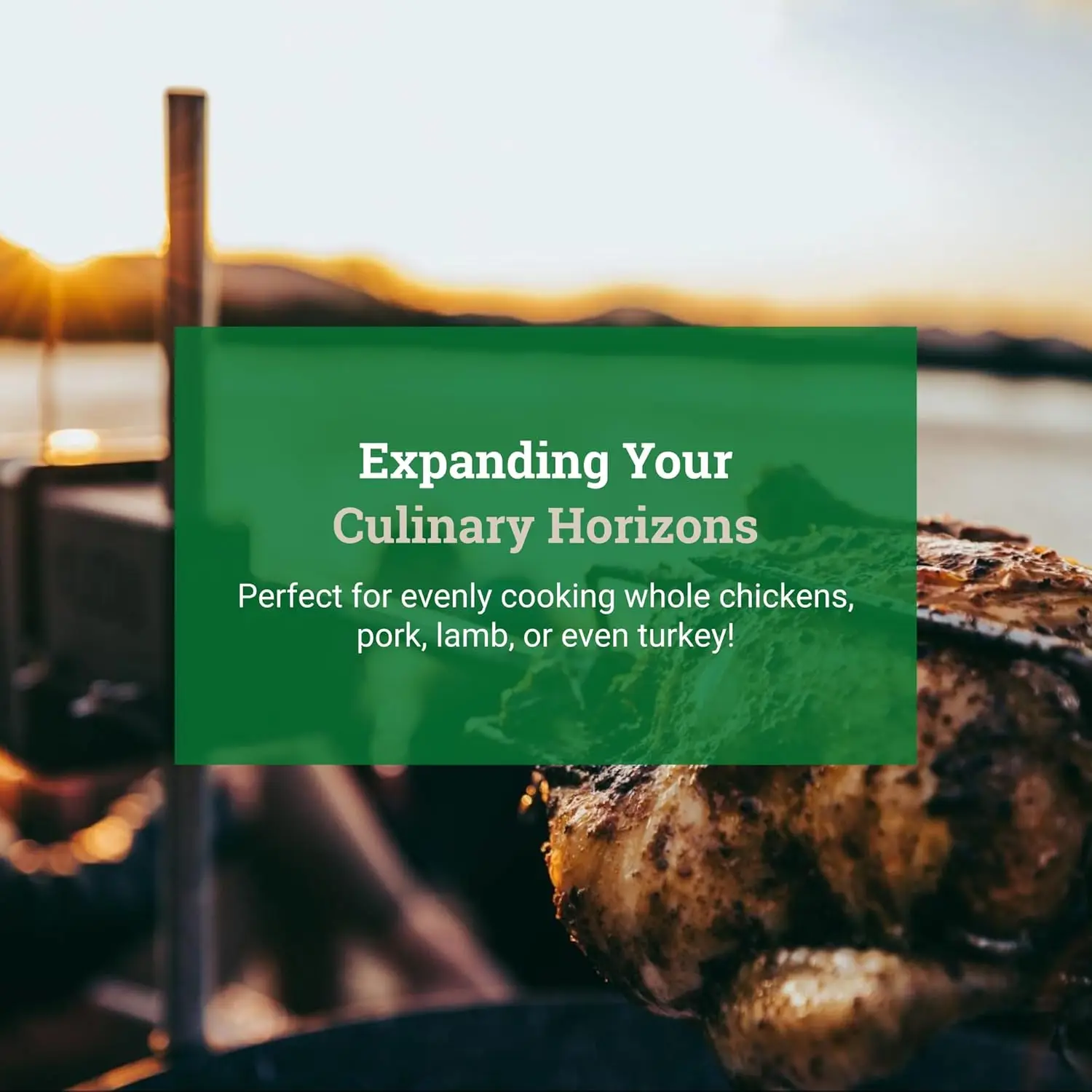 Eixo quadrado alimentado por bateria de aço para grelha a carvão Eixo de acionamento quadrado de 5/16 polegadas