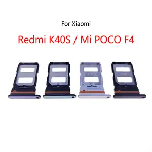 Bilashmart Xiaomi Redmi K40S / Mi POCO F4 Pocophone 5G BackShell SIM Card Slot Tray Holder Sim Card Reader Socket