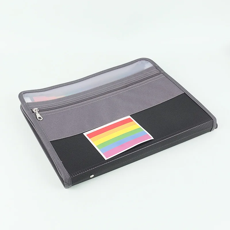 3 types 13 pocket organ bag, expandable folder with double-layer zippers porta,ble monthly bill receipt organizer,