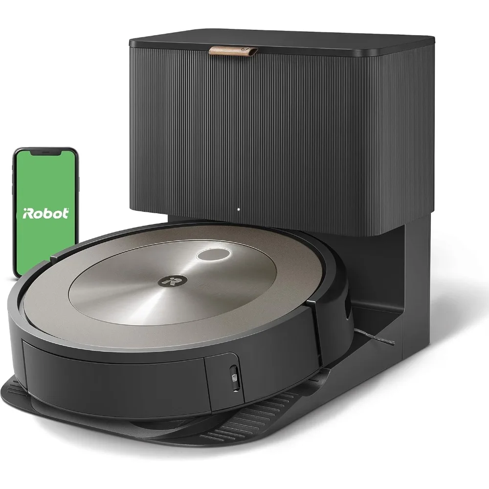 Self‑Emptying Robot Vacuum Powerful Suction Smart Mapping Obstacle Avoidance Pet Hair Cleaning Robot Compatible with Alexa