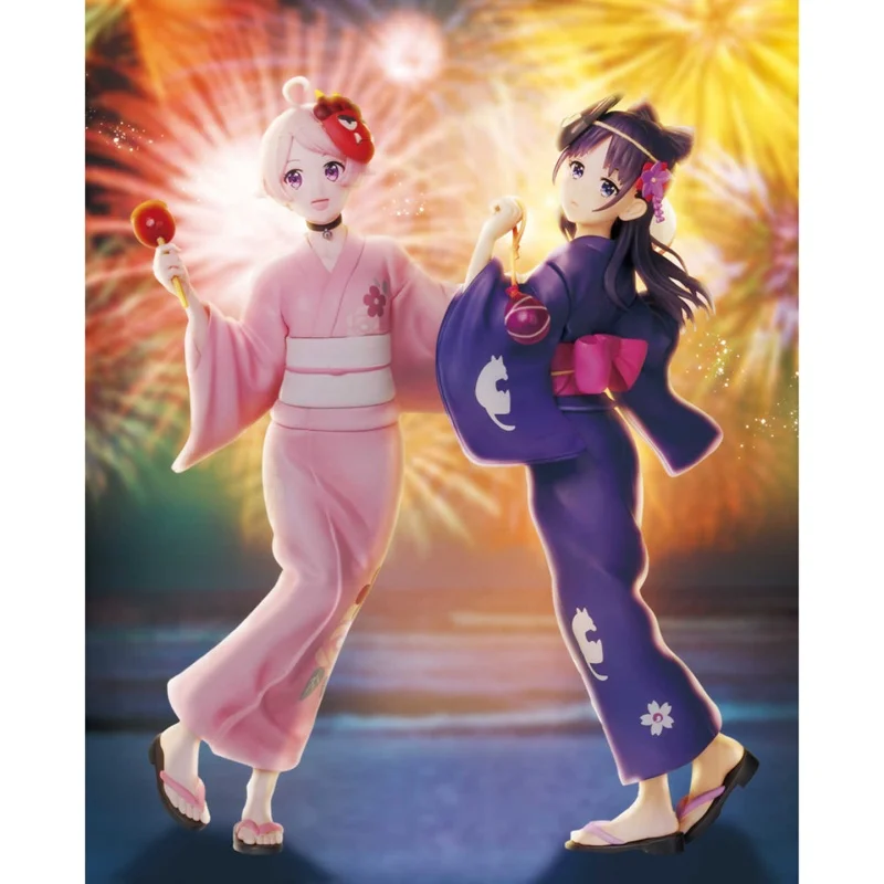 

Original Witch Watch Otome Miyano‌‌ Nino Wakatsuki‌‌ Prize Figure Kimono Style Anime Model Toy Adult Gift Collection