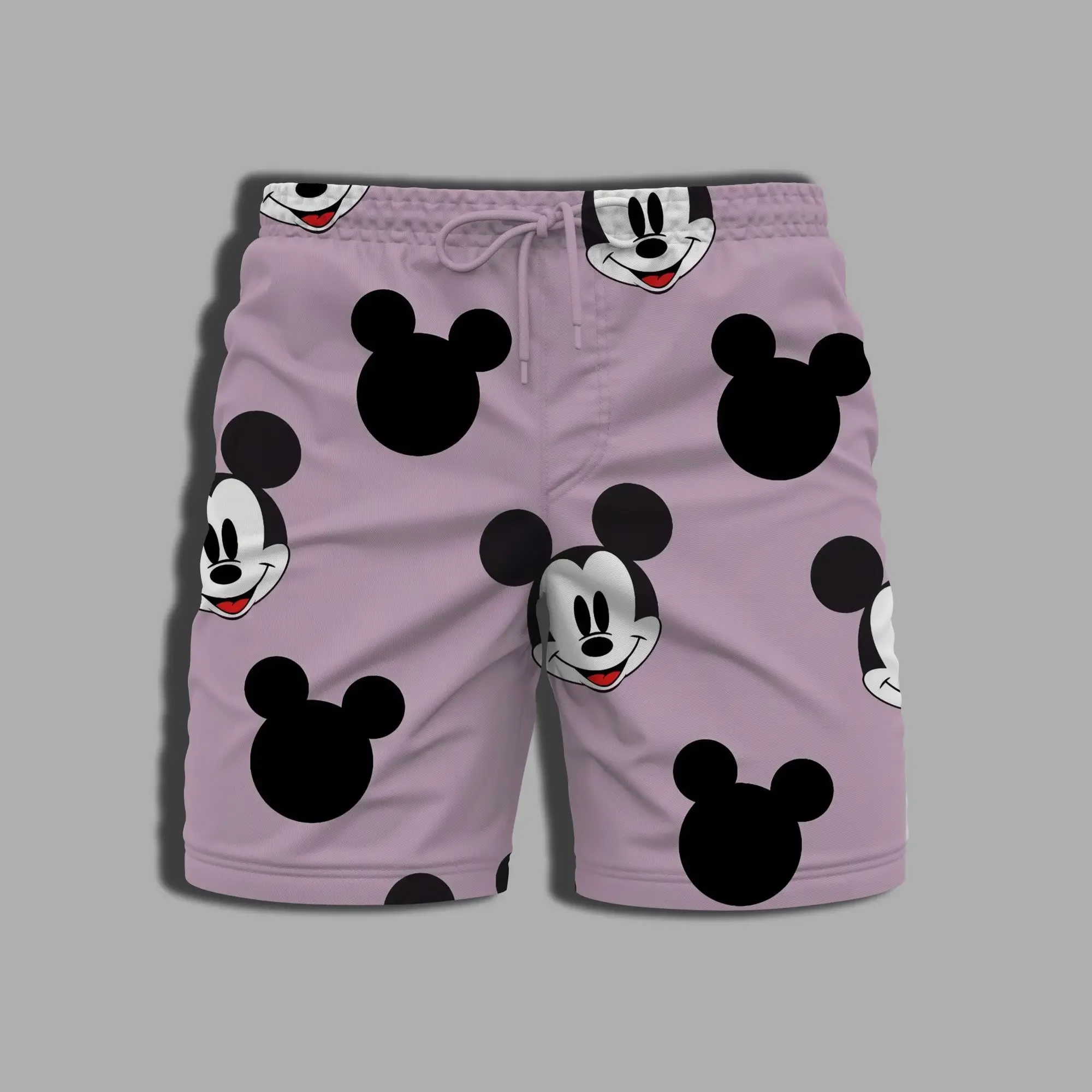 

Bathing Suit Man Mickey Disney Men's Shorts for Women Swimsuit Printing Summer Minnie Mouse Beach Gym Pants Clothing Male Whole