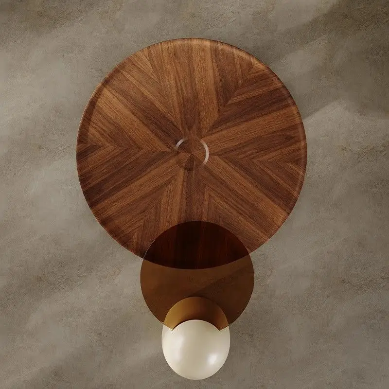 Einfacher runder Couchtisch