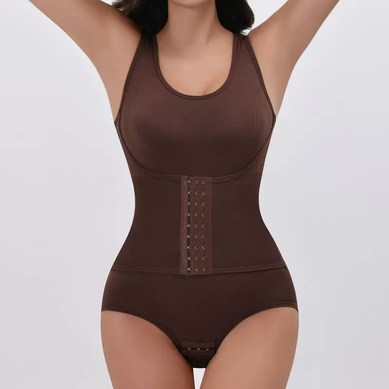 

Front adjustable buckle Push up hip shapewear woman Bodysuit shapers woman lose fat belly corset Bodysuit women Slimming body