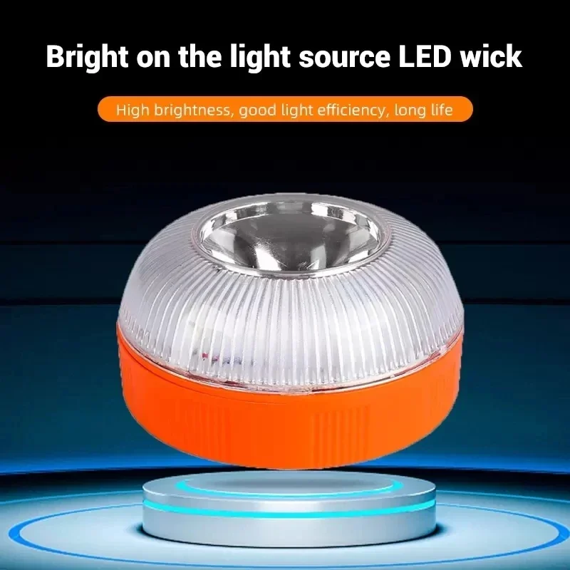 Led سيارة ستروب تحذير ضوء المحمولة ضوء الطوارئ المغناطيسي التعريفي حادث الطريق ضوء السلامة ملحق ضوء وماض