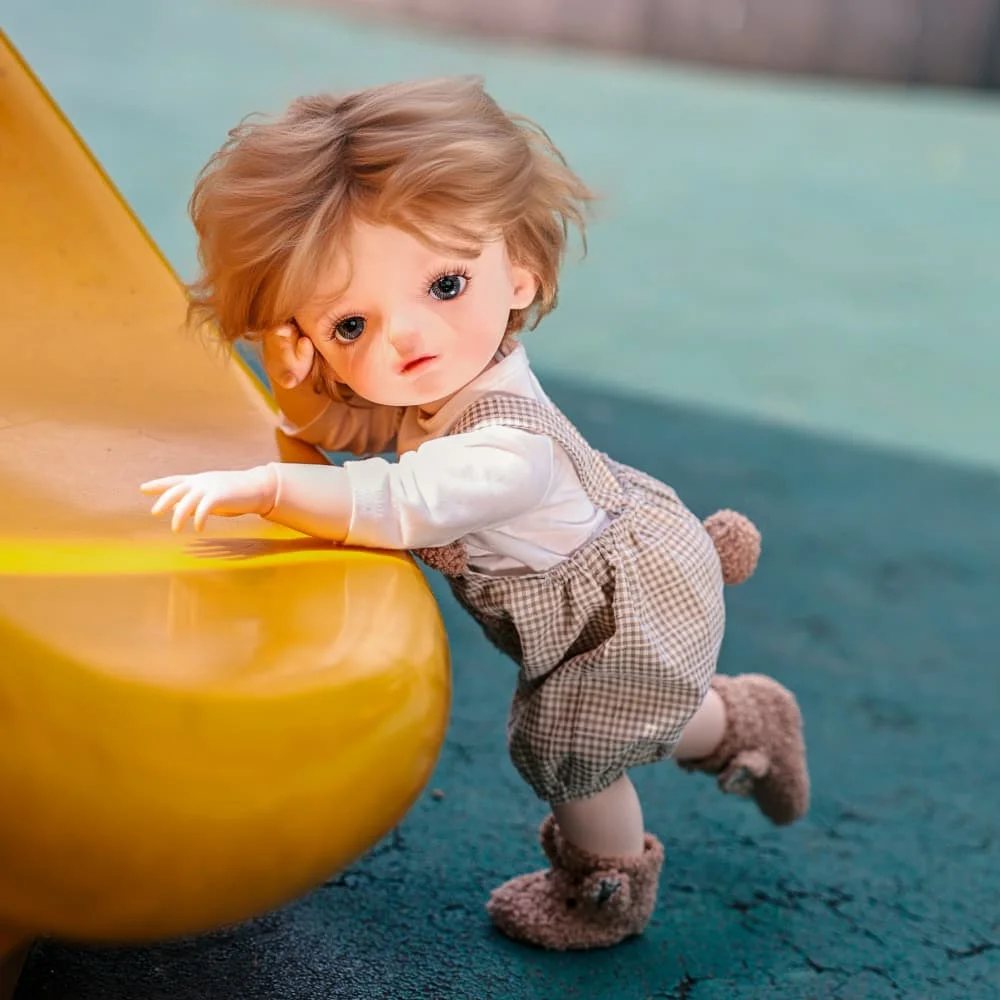 Cloveray Original BJD 20 inch Full-body Vinyl Doll 47 cm Boy Humanoid Ball Joint BJD Doll Collection Art Christmas Gifts