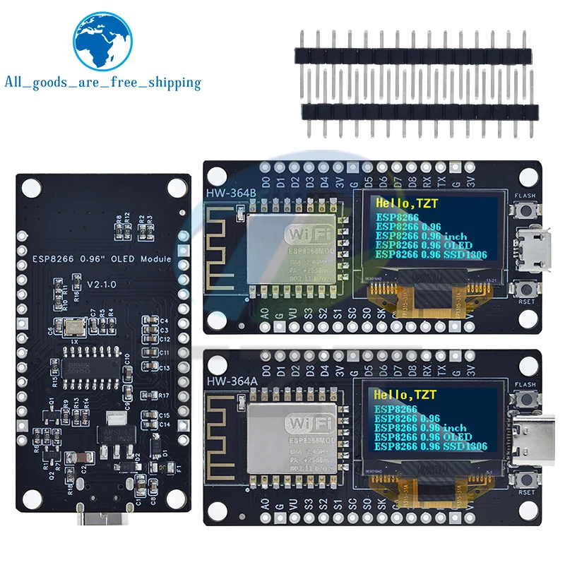 Imagem -05 - Nodemcu-placa de Desenvolvimento com Display Oled Módulo Wifi Usb tipo c 096 Ch340 Esp12f Arduino Micropython Esp8266 v3