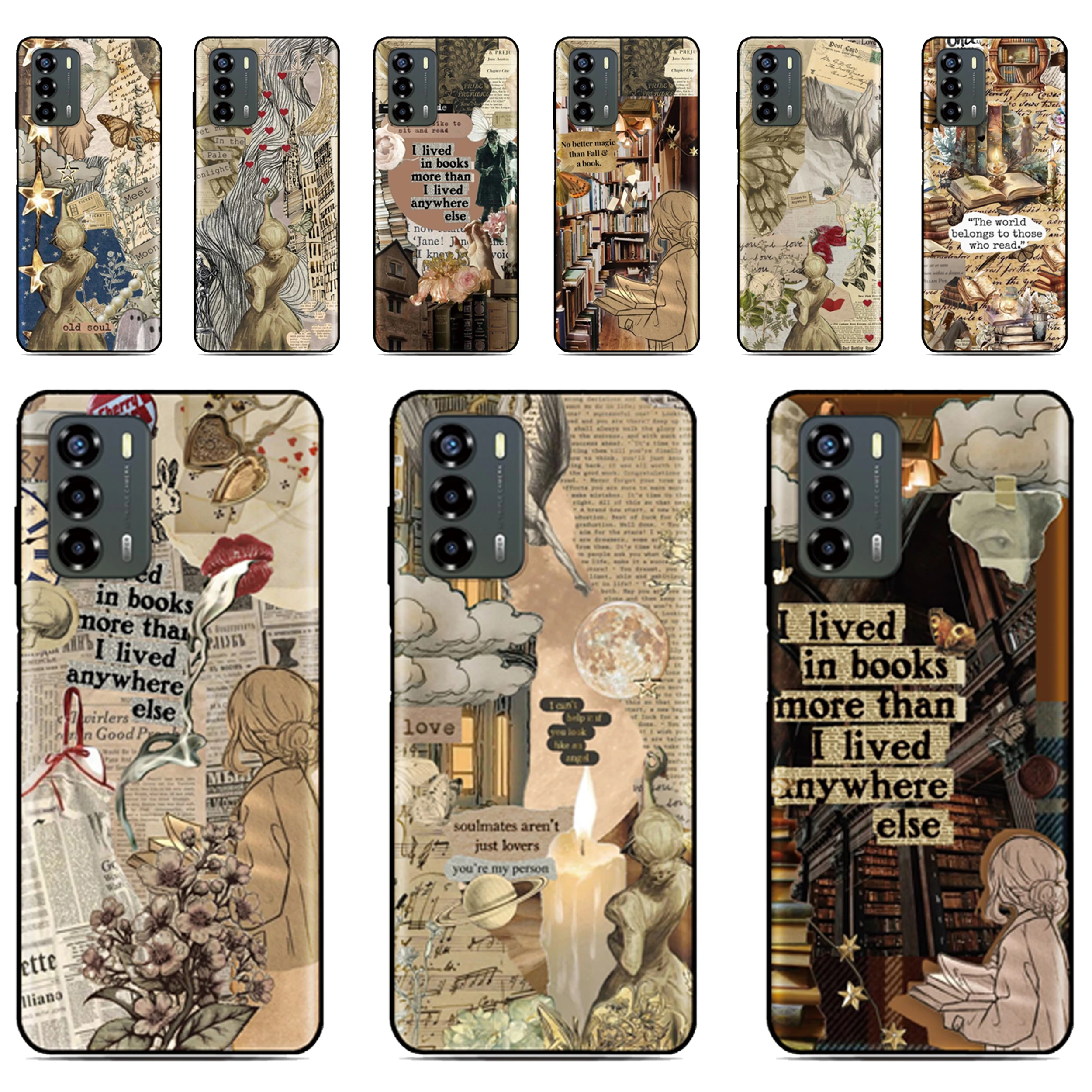 Funda para teléfono con texto de citas para Nokia C32 G42 6,2 7,2 5,4 G21 C21 C1 C01 G11 Plus C12 C31 C02 G22 G20 G10 C10 C20 8 C3 2,4