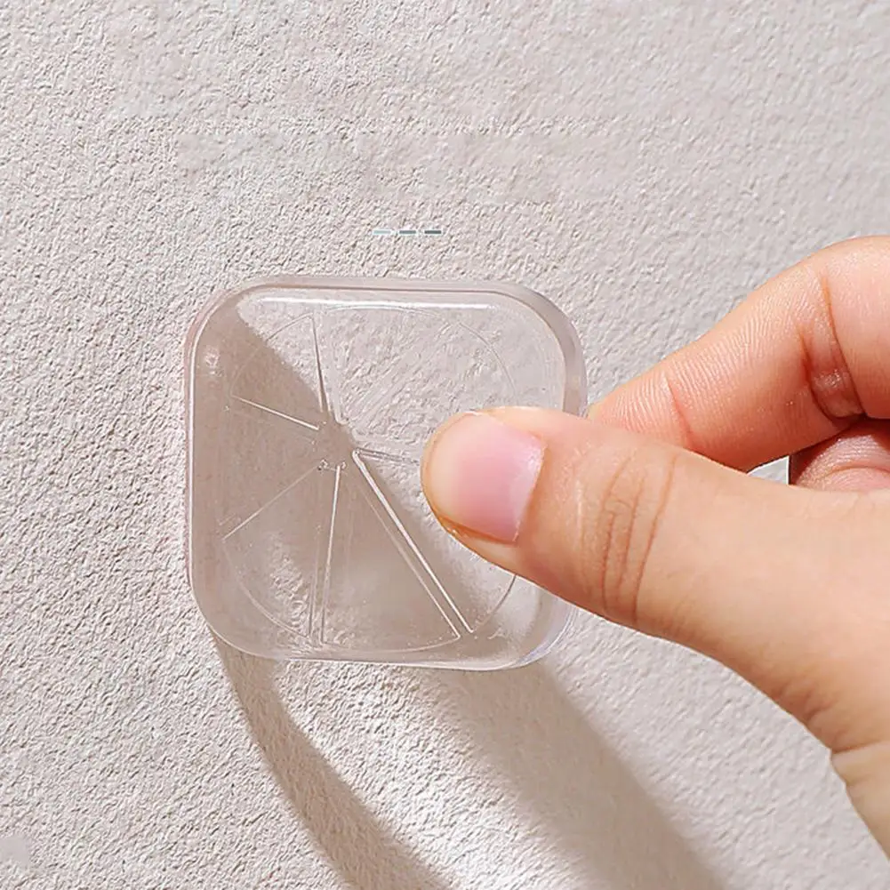 4.5cm Anti-collision Sticker Mute Self-adhesive Transparent Cartoon Silicone Door Handle Bumper Protective Plug For Home Door