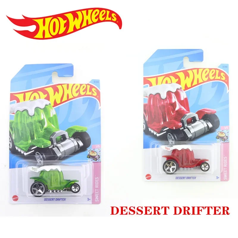 

2023-08 Original Hot Wheels DESSERT DRIFTER Mini Alloy Coupe 1/64 Metal Diecast Model Car Kids Toys Gift