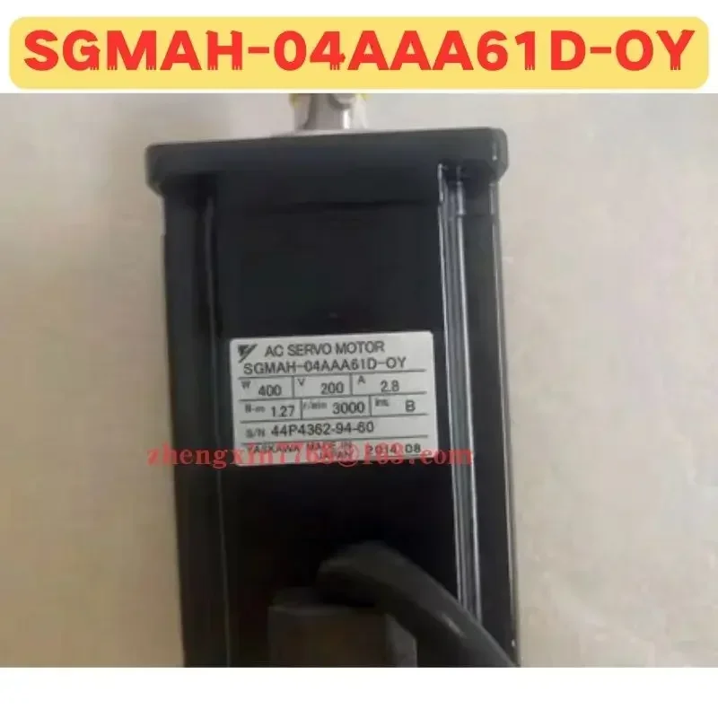Used Servo Motor SGMAH-04AAA61D-OY SGMAH 04AAA61D OY Normal Function Tested OK