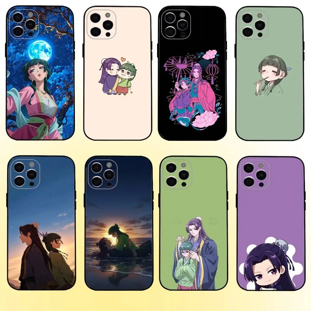 

The A-Apothecary Diaries Phone Case For iPhone17,16,15,14,13,12,11 Plus,Pro Max Soft Black Cover