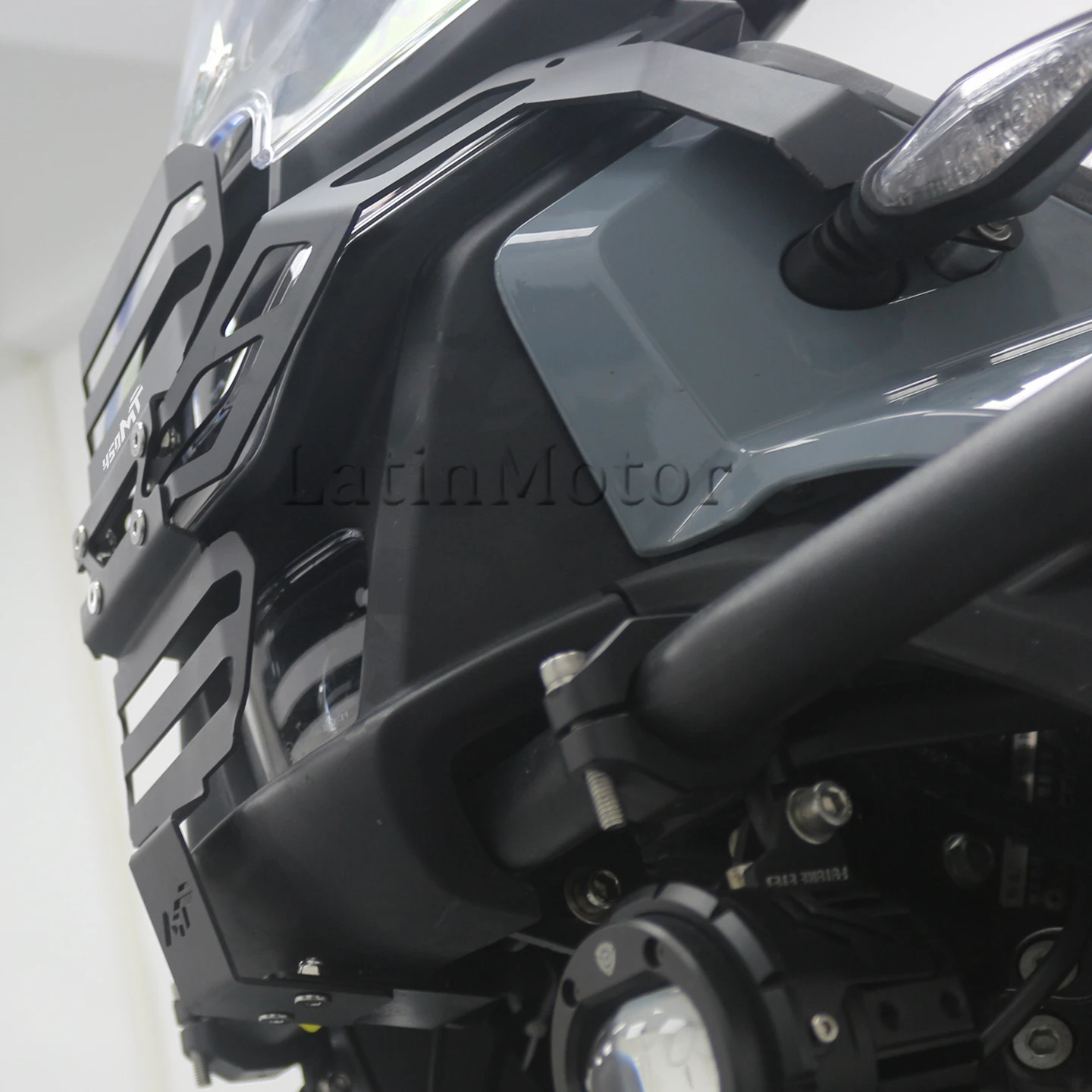 Accessories MT450 Motorcycle Headlight Guard Grille Cover Head Light Protector For CFMOTO 450 MT CF MOTO 450MT 2024-2025-2026