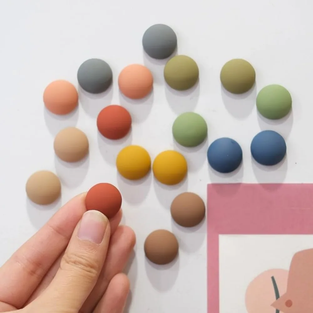 12-Pack Colorful Matte Fridge Magnets – Strong, Decorative for Kitchen, Office & Whiteboards