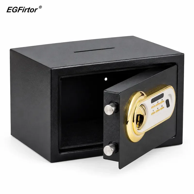 Bronze Safe-20FC-DT Model Anti-theft Fingerprint Mini Childrens Deposit Box Household Safe