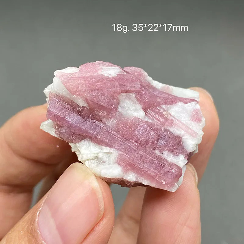 100% natural Column pink tourmaline mineral specimen healing crystal Gem home decoration collection