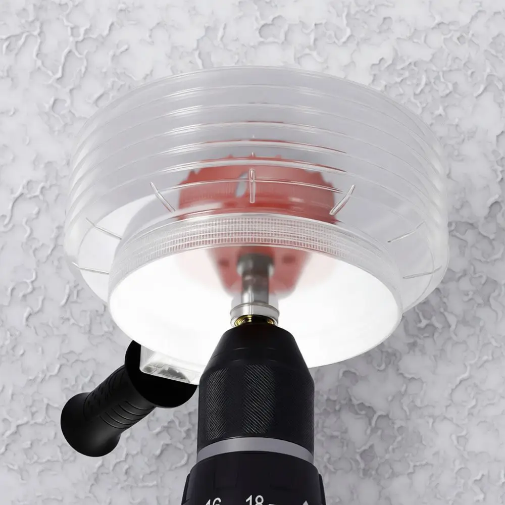 For For Lansheng Drill Attachment Dust Collector Bowl Hole Saw Shielding Protective Cover For Ceiling Downlight Projects