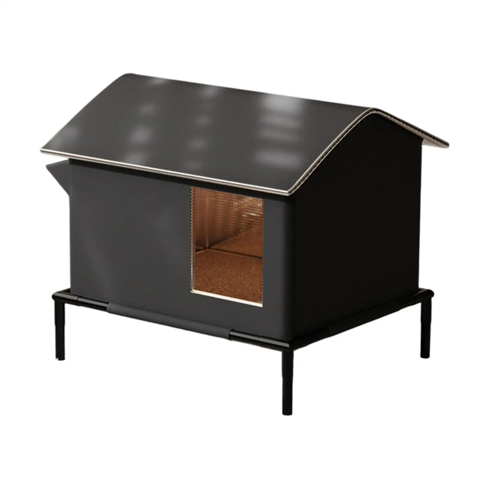 

Портативный изолированный кошачий домик, защита от зимы, уличное укрытие, ветрозащитный, водонепроницаемый, для домашних животных, для сарая сообщества