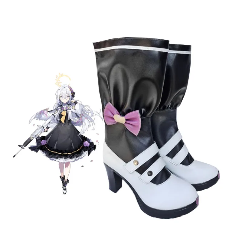 Blauw Archief Shirasu Azusa Cosplay Schoenen Laarzen Halloween Anime Cosplay