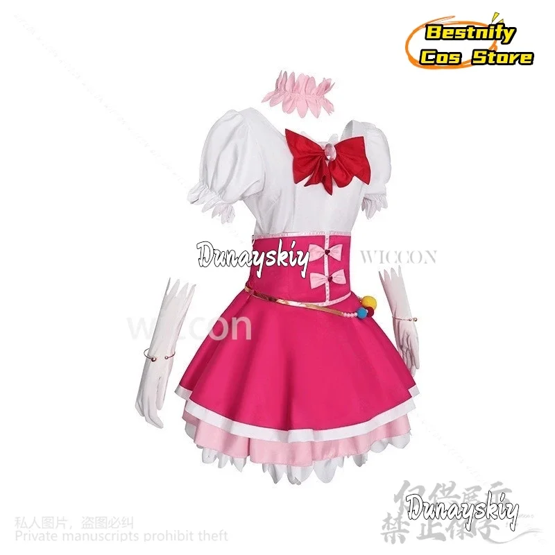كوسبلاي ماهو بنات بيركيور! تأثيري Asahina Mirai أنيمي علاج معجزة زي جميل لطيف كعكة فستان الوردي Jirai Kei الفتيات الباروكات Cus