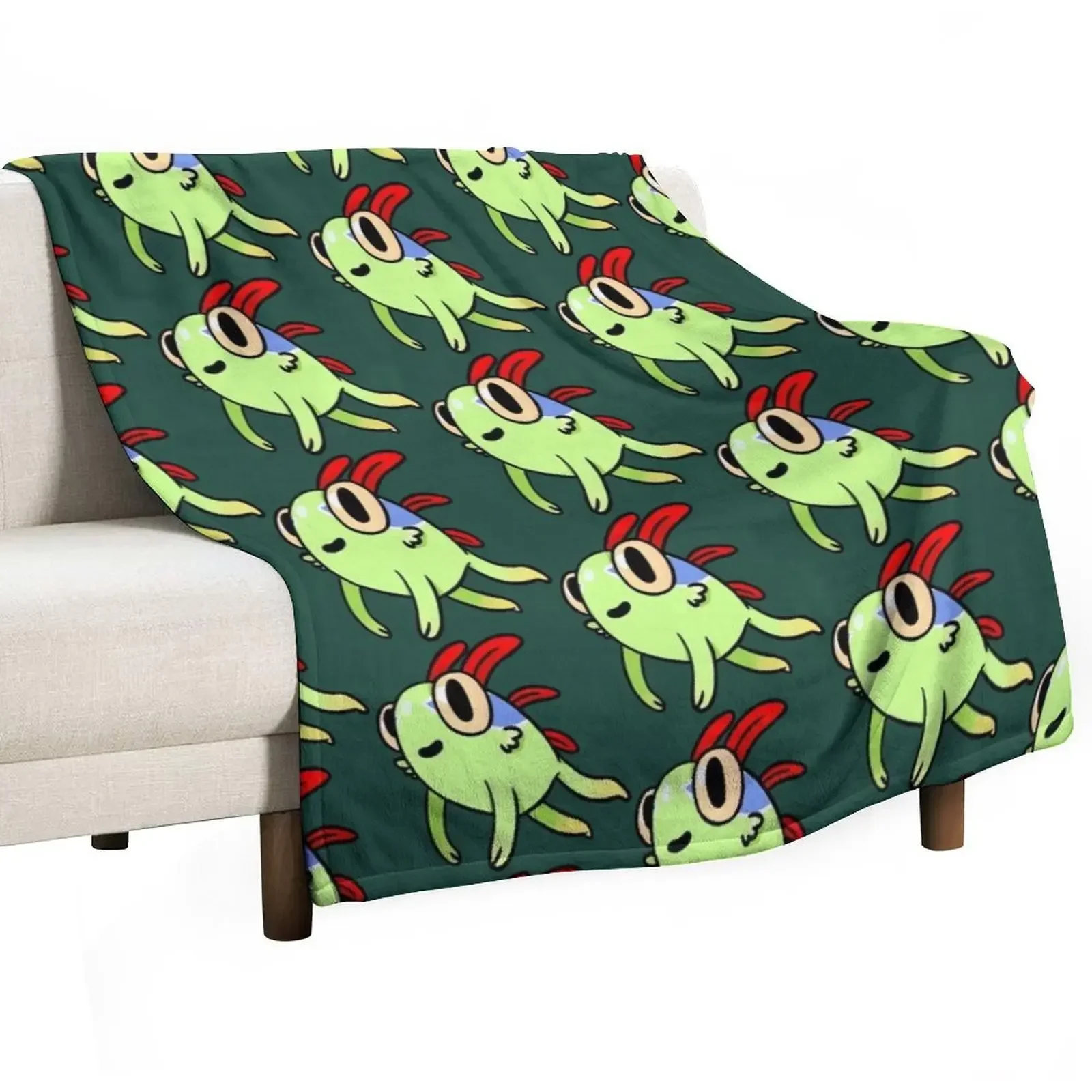 murloc Throw Blanket Cute Plaid Baby Soft Big Hairys Vintage Picnic Blankets