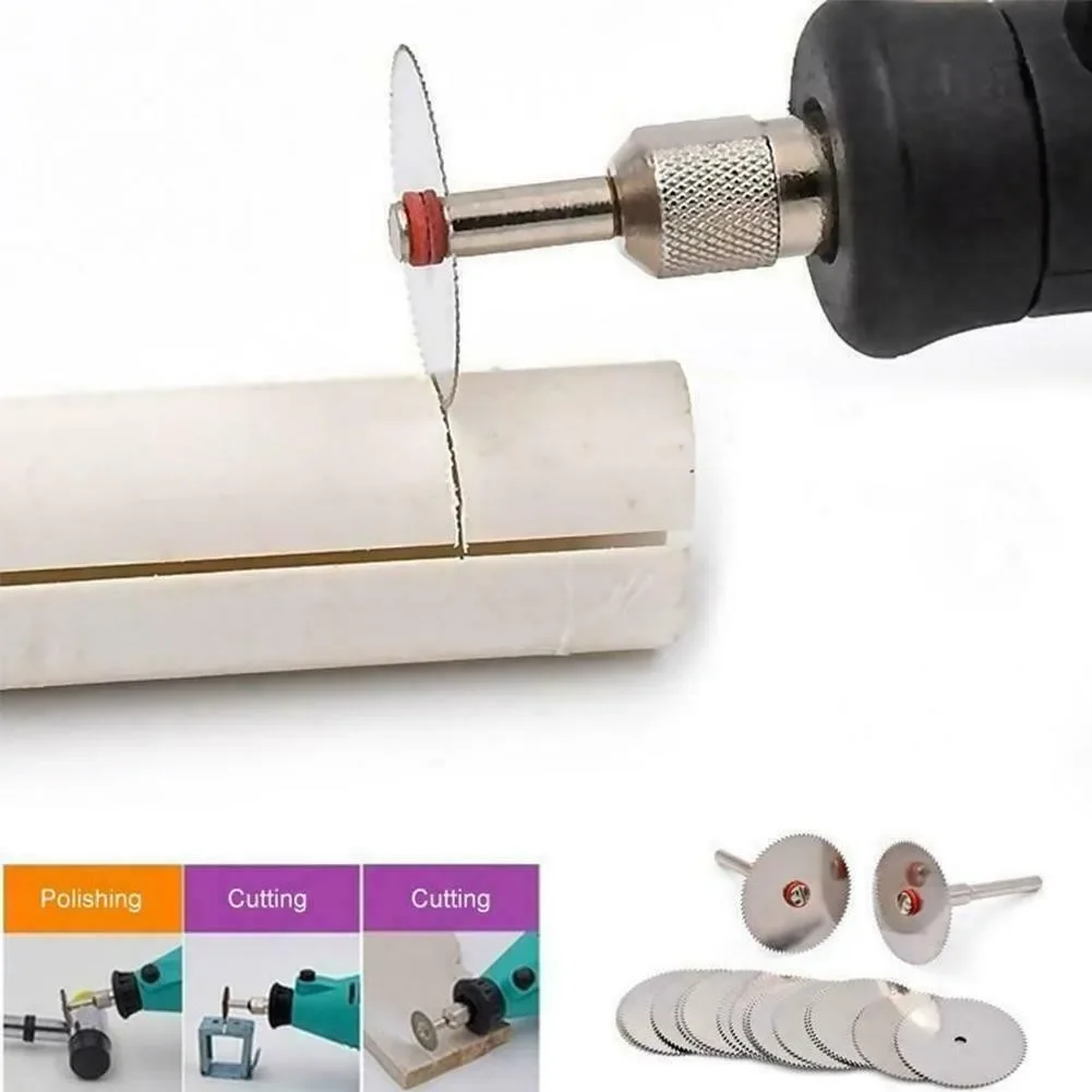 Oscillating Tool Cutting Tools Blade Parts Replacement Silver W/ Mandrels Undamaged Item In Its Original Packaging