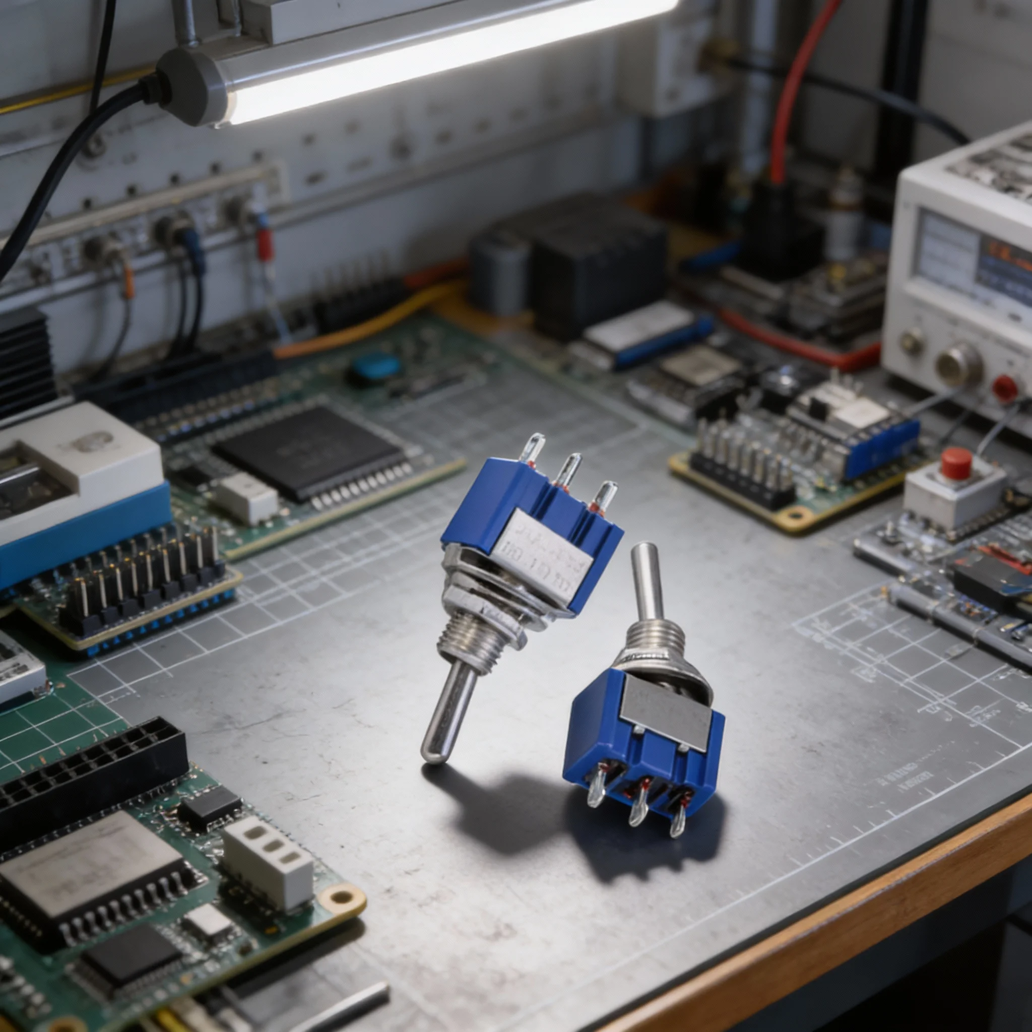 

10PCS MTS-103 Toggle-Switch SPDT 3A 250VAC/6A 125V 3-Pin SPDT ON-OFF-ON 6mm-Mini Switch Power Button Switch Power Tool Parts