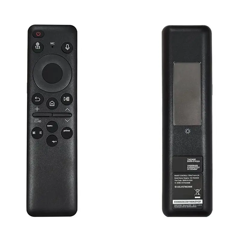 [NEW!CCDD】 For TV Model QN Series Compatible Solar-Powered Voice Remote Control BN59-01455A Eco-Friendly Design