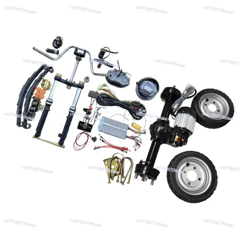 Electric tricycle full differential motor wheelset high power 800-1200W convenient full conversion kit