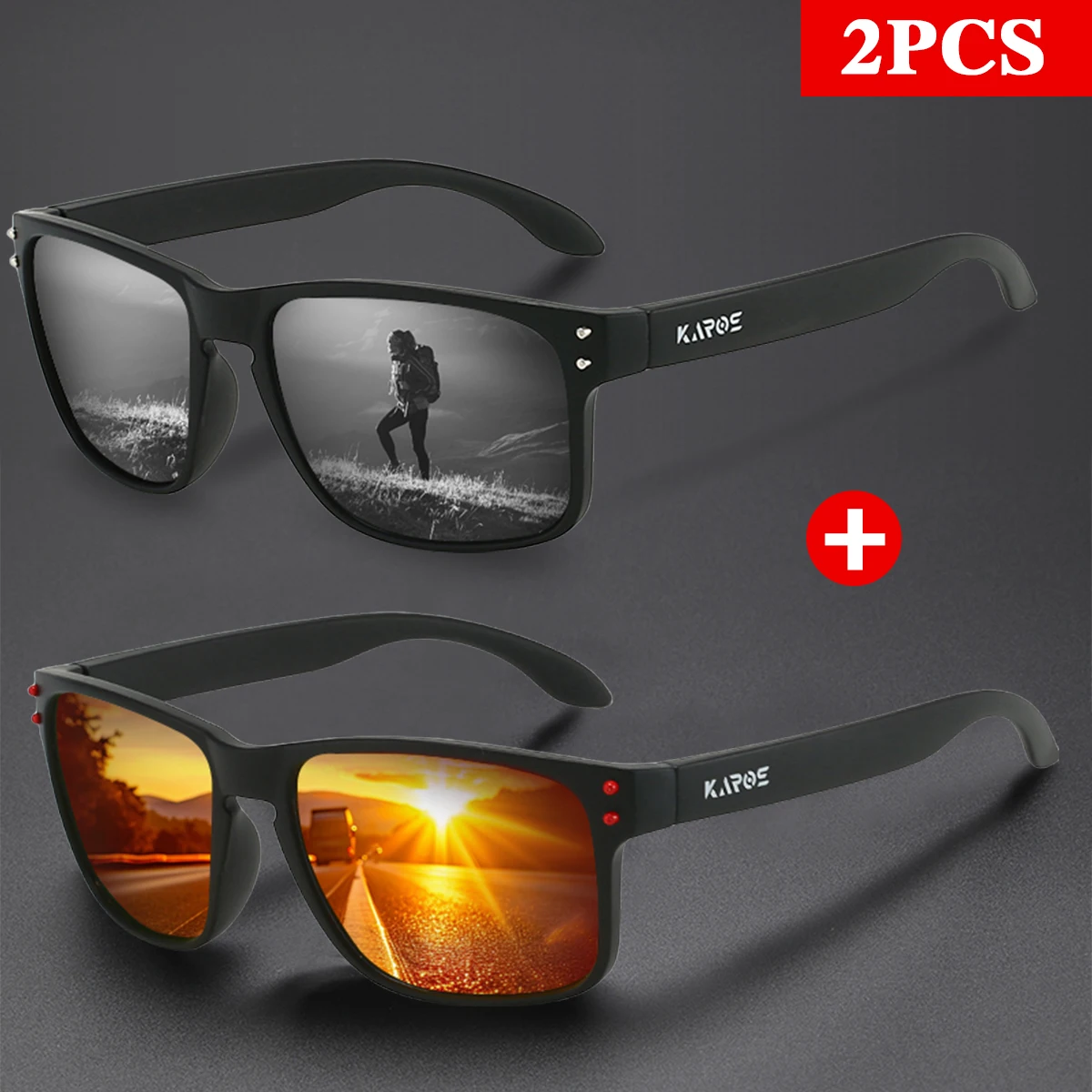 

2 шт./компл. поляризационные солнцезащитные очки Karos для мужчин, MTB велосипедные очки, спортивные очки для спорта на открытом воздухе, UV400, женские очки для дорожного велосипеда, MTB