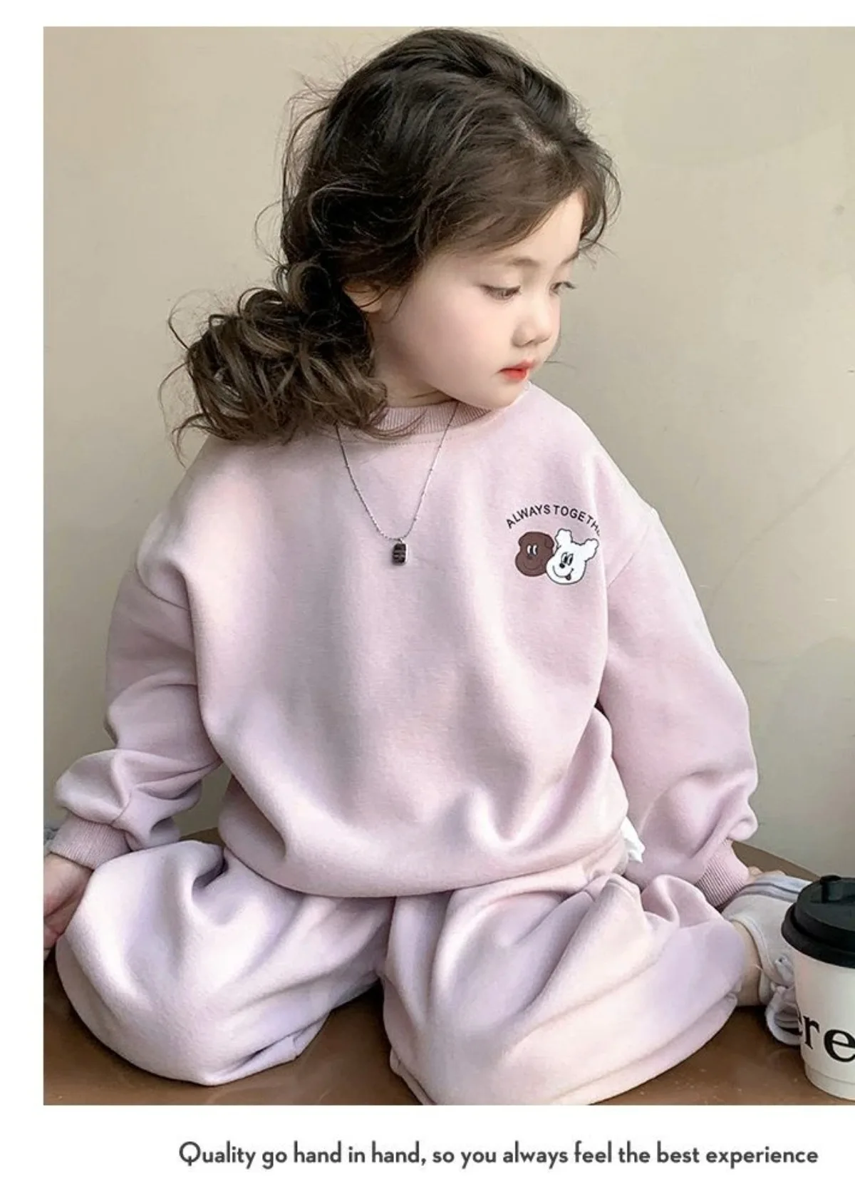 Girls' hoodie set, princess children's trendy and casual fashion, baby spring and autumn two-piece set, sportswear, children's c